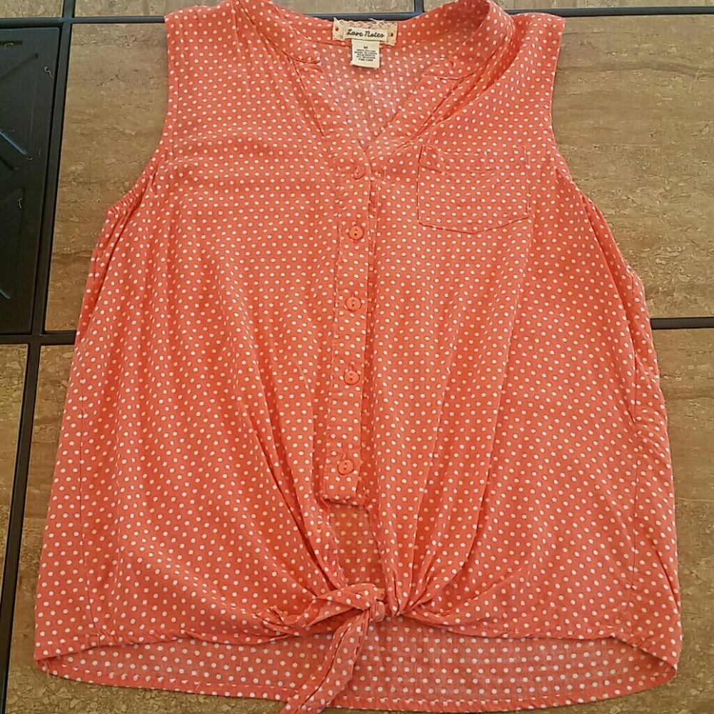 Love Notes Polka Dot Tank